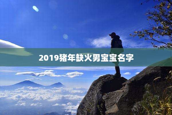 2019猪年缺火男宝宝名字