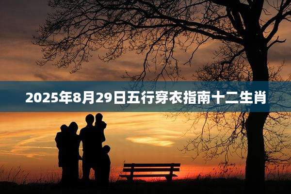 2025年8月29日五行穿衣指南十二生肖