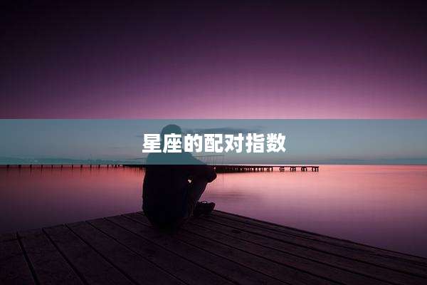 星座的配对指数