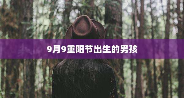 9月9重阳节出生的男孩