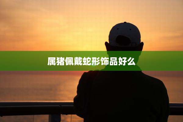 属猪佩戴蛇形饰品好么
