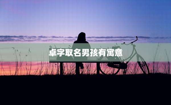 卓字取名男孩有寓意