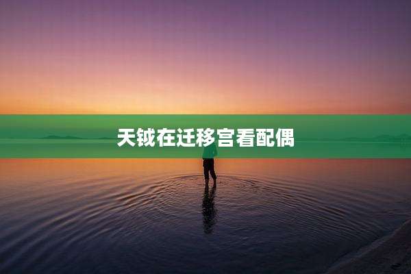 天钺在迁移宫看配偶