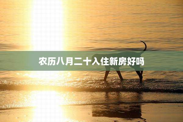 农历八月二十入住新房好吗