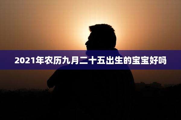 2021年农历九月二十五出生的宝宝好吗