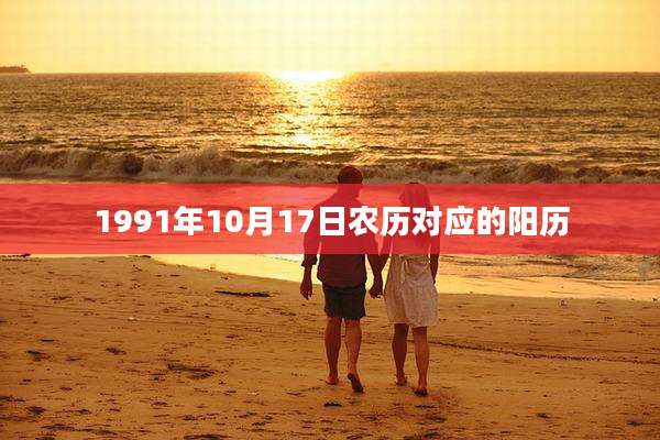 1991年10月17日农历对应的阳历