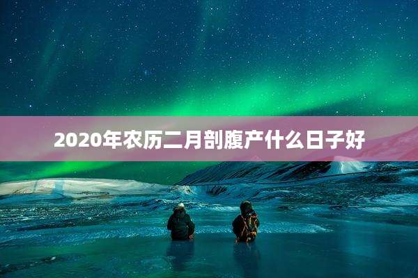 2020年农历二月剖腹产什么日子好