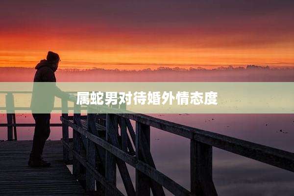 属蛇男对待婚外情态度