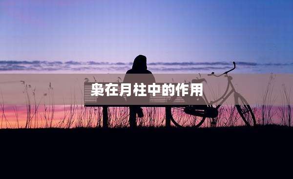 枭在月柱中的作用