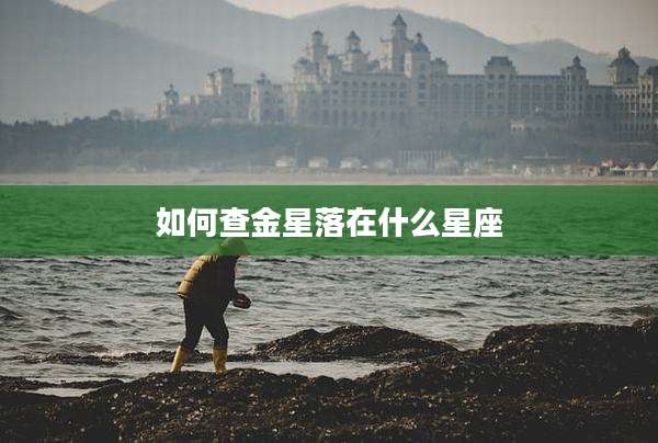 如何查金星落在什么星座