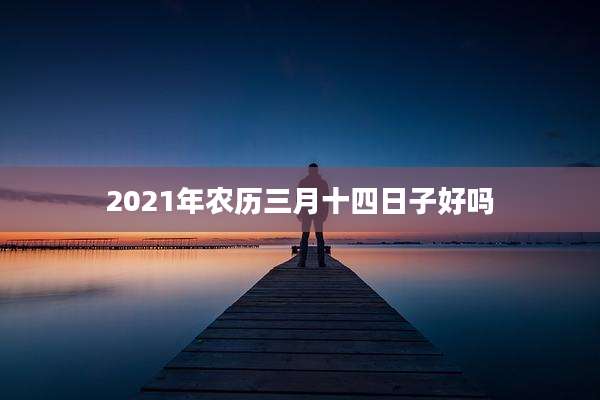 2021年农历三月十四日子好吗