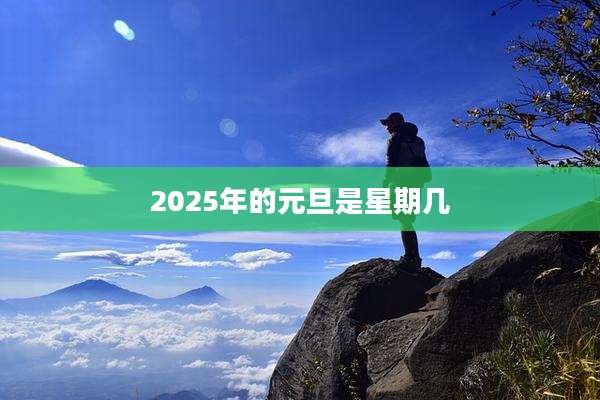 2025年的元旦是星期几