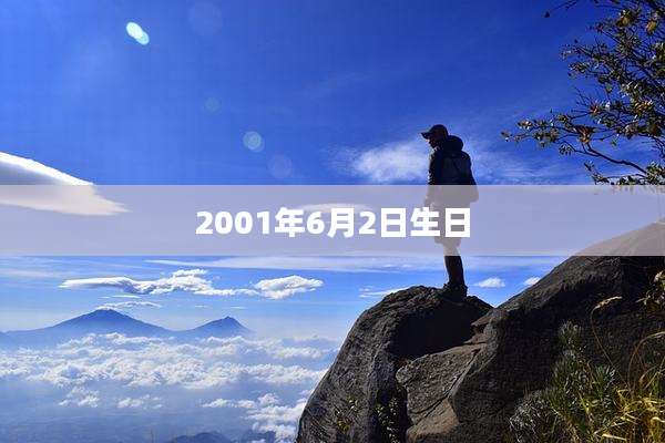 2001年6月2日生日