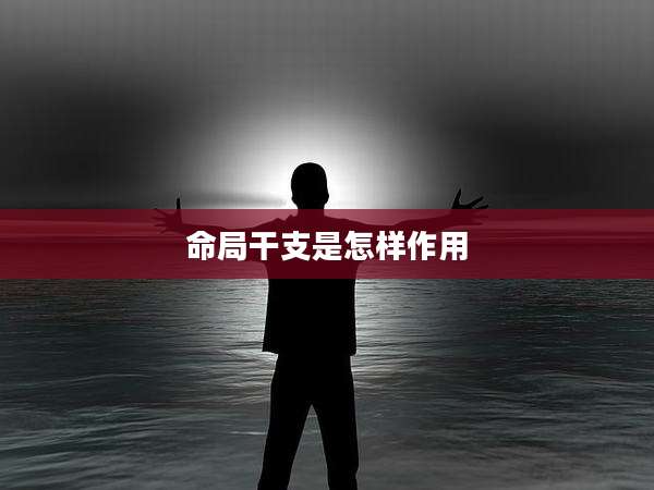 命局干支是怎样作用