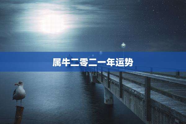 属牛二零二一年运势