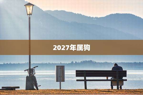 2027年属狗