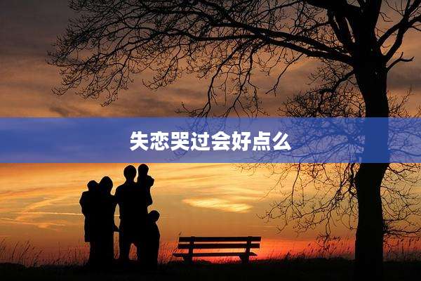 失恋哭过会好点么