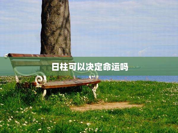 日柱可以决定命运吗