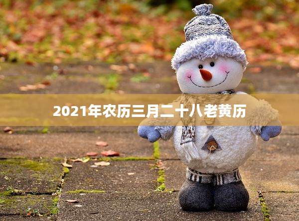 2021年农历三月二十八老黄历