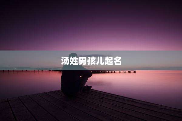 汤姓男孩儿起名