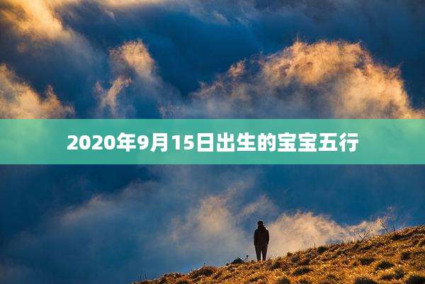 2020年9月15日出生的宝宝五行