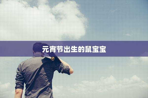 元宵节出生的鼠宝宝