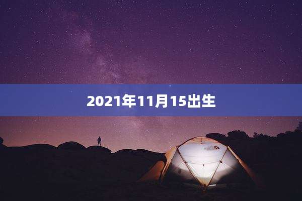 2021年11月15出生