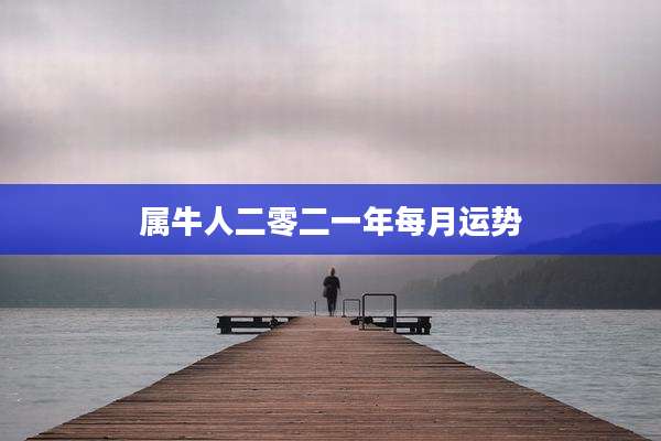 属牛人二零二一年每月运势