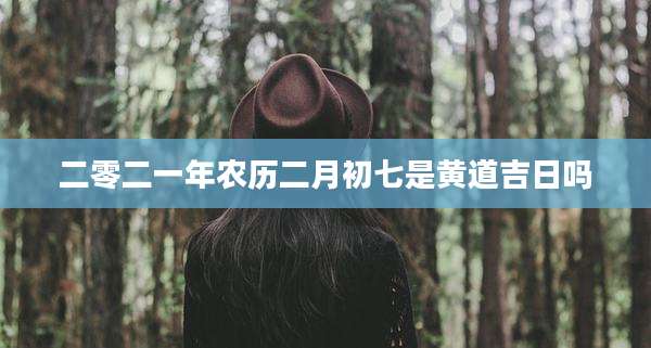 二零二一年农历二月初七是黄道吉日吗