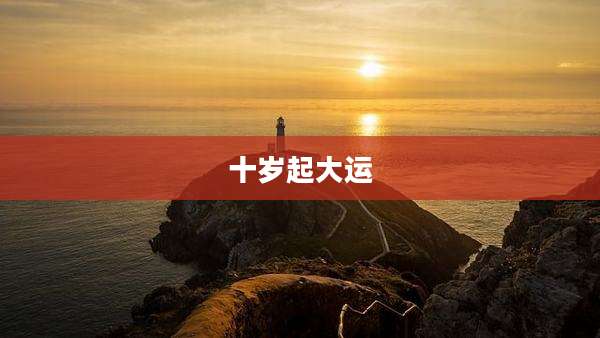 十岁起大运
