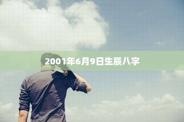2001年6月9日生辰八字