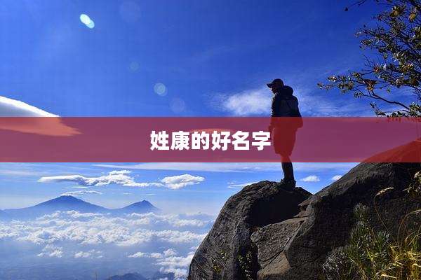 姓康的好名字