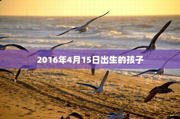 2016年4月15日出生的孩子