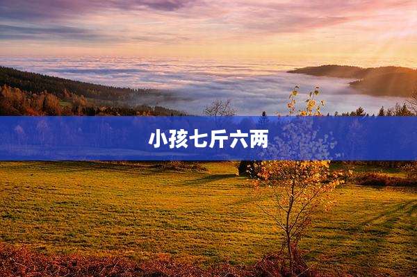 小孩七斤六两