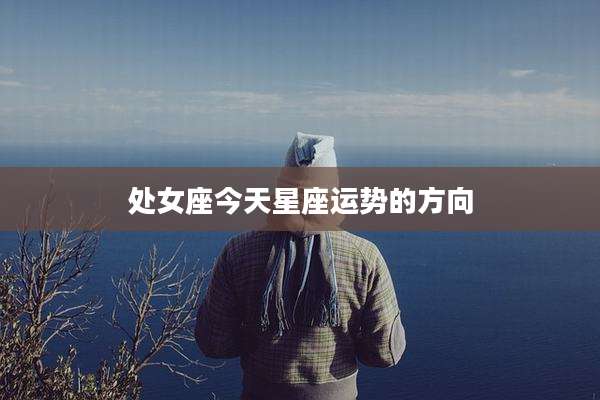 处女座今天星座运势的方向