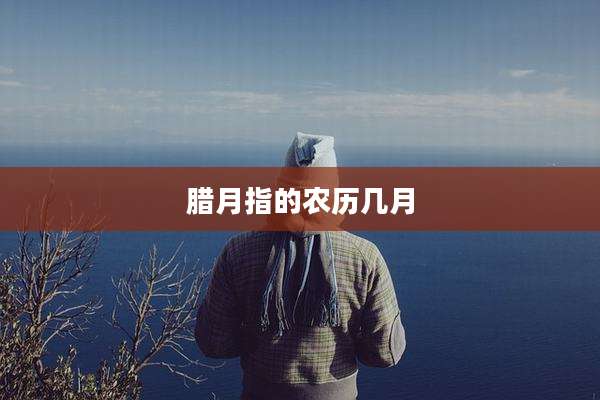 腊月指的农历几月