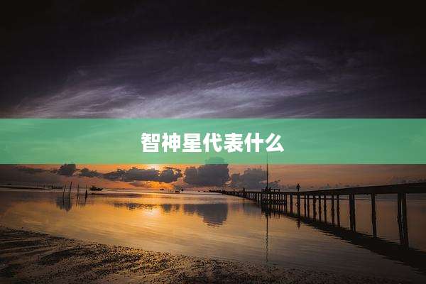 智神星代表什么
