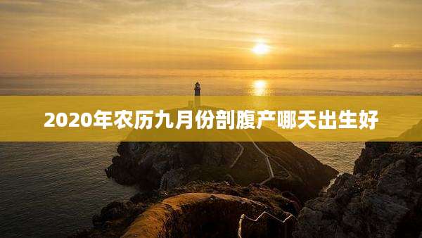 2020年农历九月份剖腹产哪天出生好