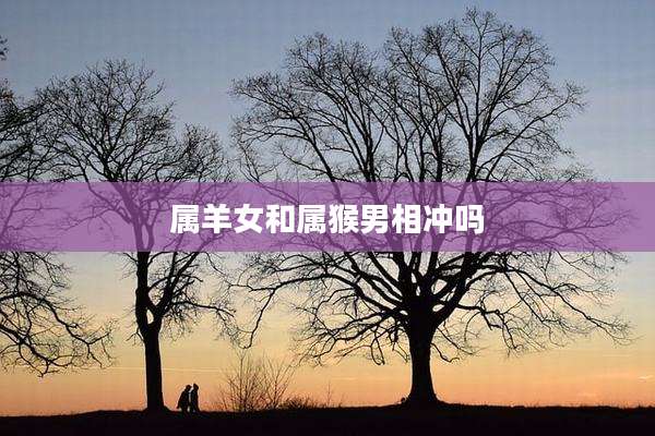 属羊女和属猴男相冲吗