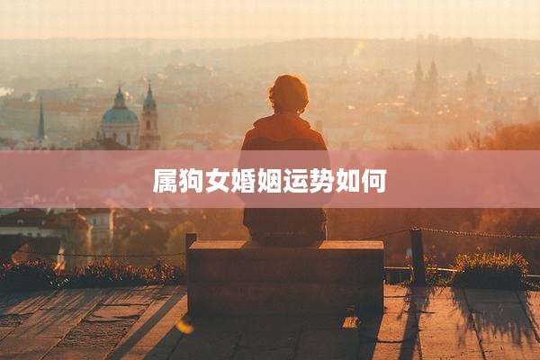 属狗女婚姻运势如何