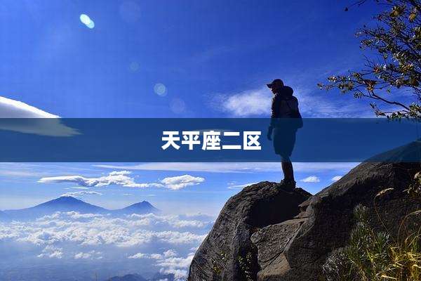 天平座二区