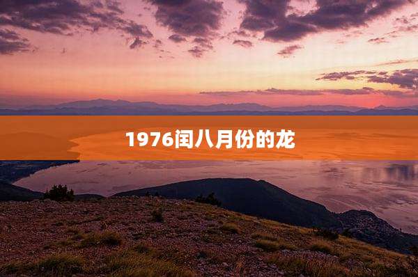 1976闰八月份的龙