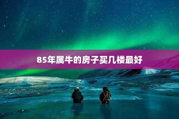 85年属牛的房子买几楼最好