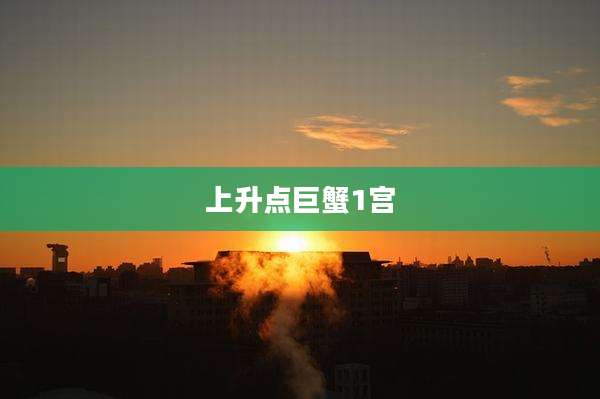 上升点巨蟹1宫