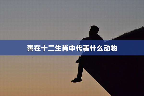 善在十二生肖中代表什么动物