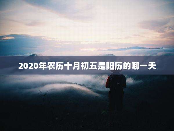 2020年农历十月初五是阳历的哪一天