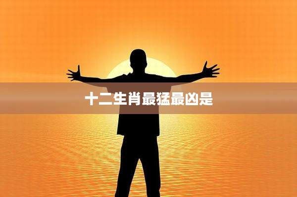 十二生肖最猛最凶是