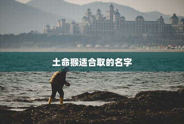 土命猴适合取的名字