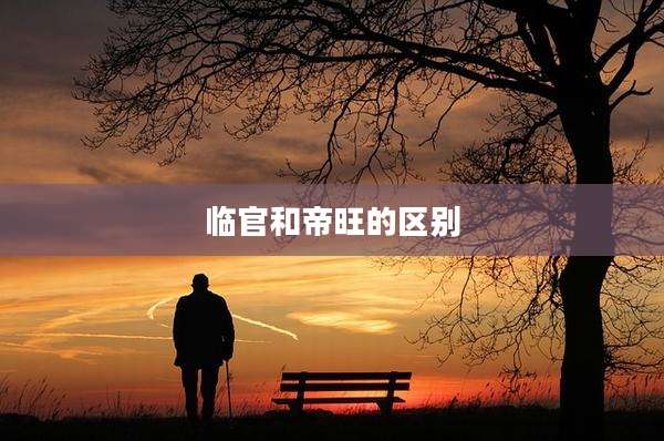 临官和帝旺的区别