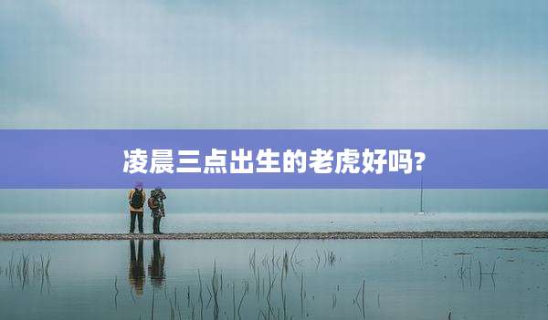 凌晨三点出生的老虎好吗?